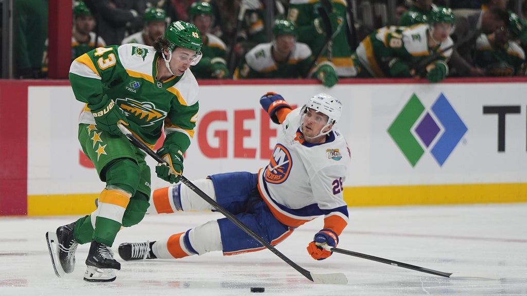 Schaefer scores his 2nd goal of the game in OT to lift Islanders past Wild, 4-3 — St. Paul Sports news